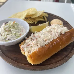 100% FRESH JONAH Crab Roll FROM MAINE!