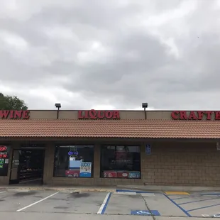 the front of the store