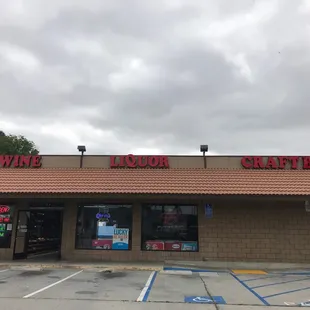 Front of store