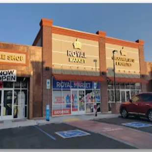 the front of the store