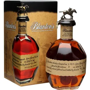 a bottle of blended bourbon