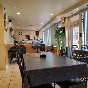 Interior of the restaurant