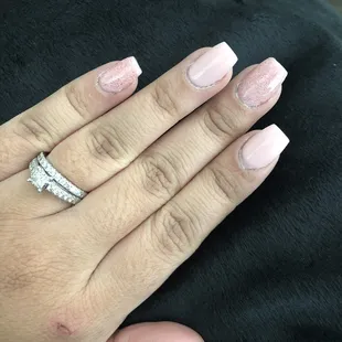 Excuse my beat up hand and cuticles! Love my nails!