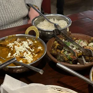 Royal Chicken Curry and Crispy Brussels Sprouts