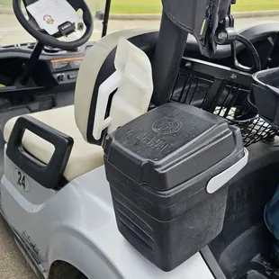 Cooler on cart