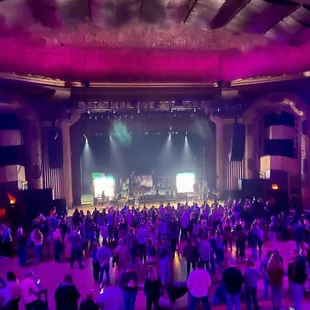 Inside.