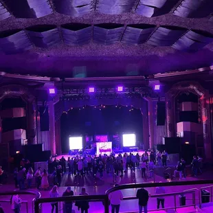 Inside.