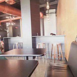 Inside seating