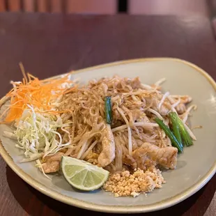 Phad thai with pork