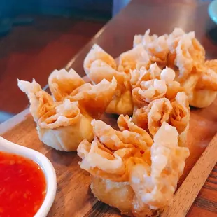 Crab wontons!