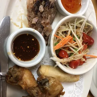 37. Deep-Fried Herbed Chicken