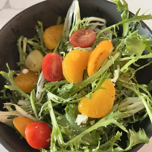 Frisée salad with mama oxen dressing