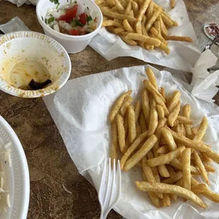 At least fries was good and my kids liked it.