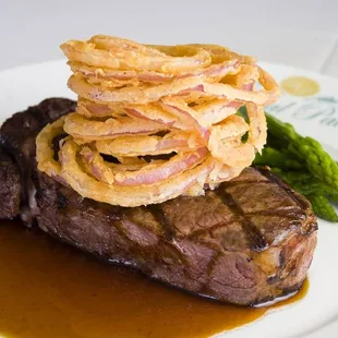 Steaks grilled to perfection..