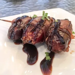 Warm Prosciutto & Manchego Stuffed Dates