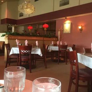 Very peaceful and clean here in the main dining room.