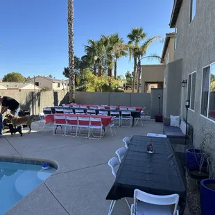 Table and chair rentals