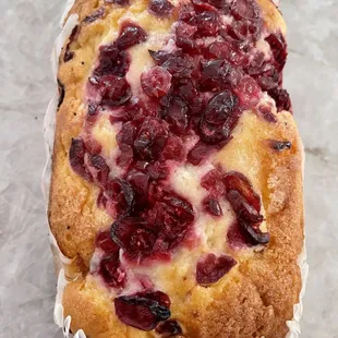 DELICIOUSSSSS! Cranberry Loaf loaded with Cranberries @ Royal Pastry in Cambridge MA.