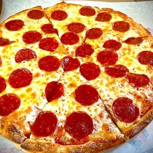 Pepperoni pizza
