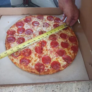 Smaller than advertised