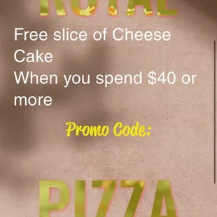 FREE SMALL PEPPERONI PIZZA