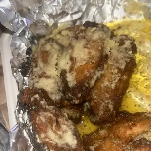 What should be Parmesan Garlic Wings