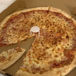Cheese Pizza, I appreciate the little table to prevent cheese sticking!