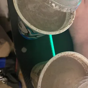 two cups of soda