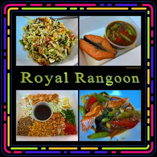 Montage of images from Royal Rangoon