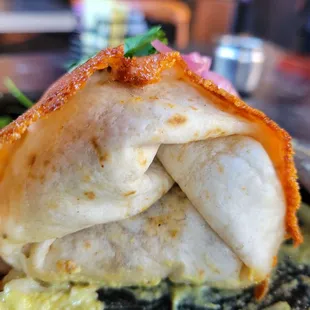 Back 1/2 of the Burrito