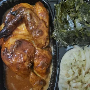 a meal in a plastic container