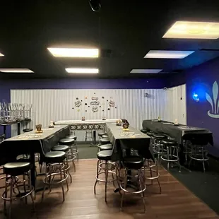 Setting up for our Birthday Bash !