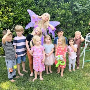 Lots of Silly Face's at Josie's party! We were so happy to fly on by!