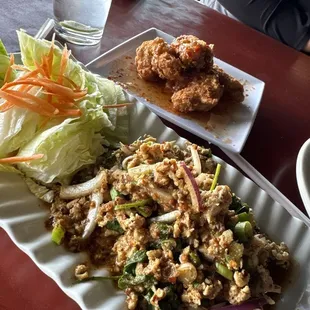 Chicken lap and thai chicken