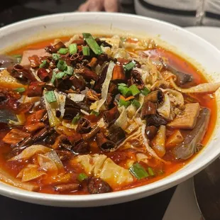 P14. Beef Tripe and Pork Blood in Hot Pot Sauce