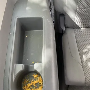 Not even vacuumed