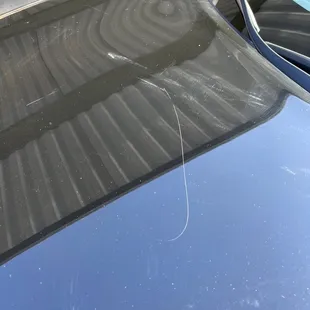 Look at my hood I never had these many scratches on my car I just brought it I&apos;m very upset!