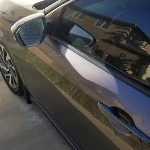 Spots on Window and side