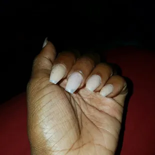 only 24 hrs later .looks like I've had this polis on for weeks.