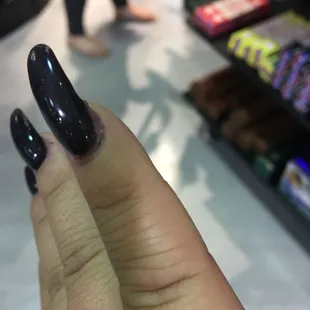 THE GEL THEY PUT ON WAS DRIED TO MY SKIN!!