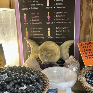 Chakra index and crystal bracelets