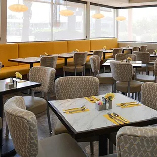 the dining area