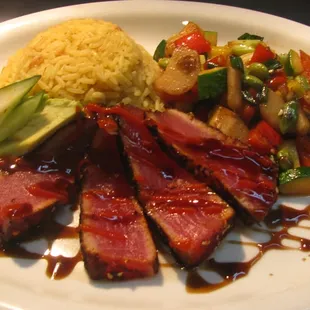 Asian seared Ahi Tuna