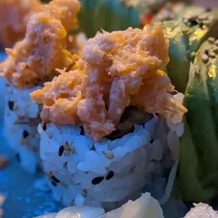 Spicy crab roll