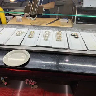 Skimpy array of sushi