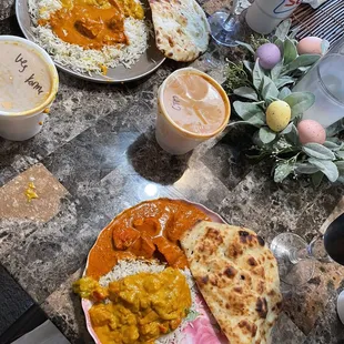Portions of our lunch