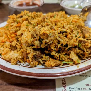 Lamb biryani