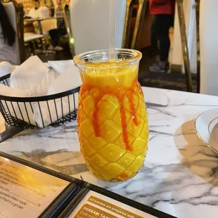 Mango Lassi (very very sweet).