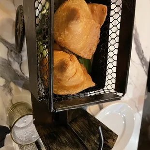 Vegetable Samosa 8/10  It was not as dry as I thought ! Very flavorful!