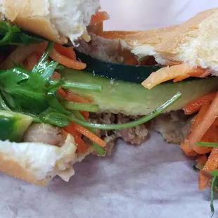 They forgot to cut my banh mi in half